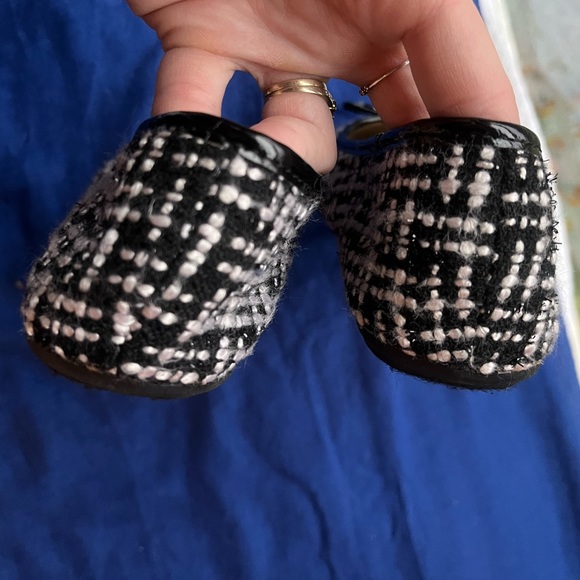 Y2K Preppy Tweed Flats by Bongo new condition - Picture 2 of 12